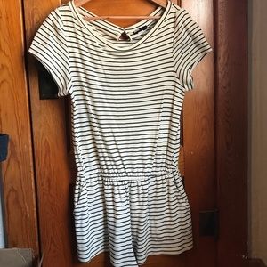 BDG black and white steppes romper